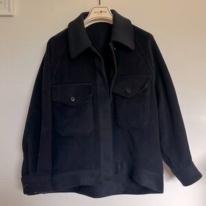 Uniqlo : C oversized jacket xxs dark blue